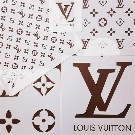 louis vuitton cake stencil for sale uk|Louis Vuitton stencil svg.